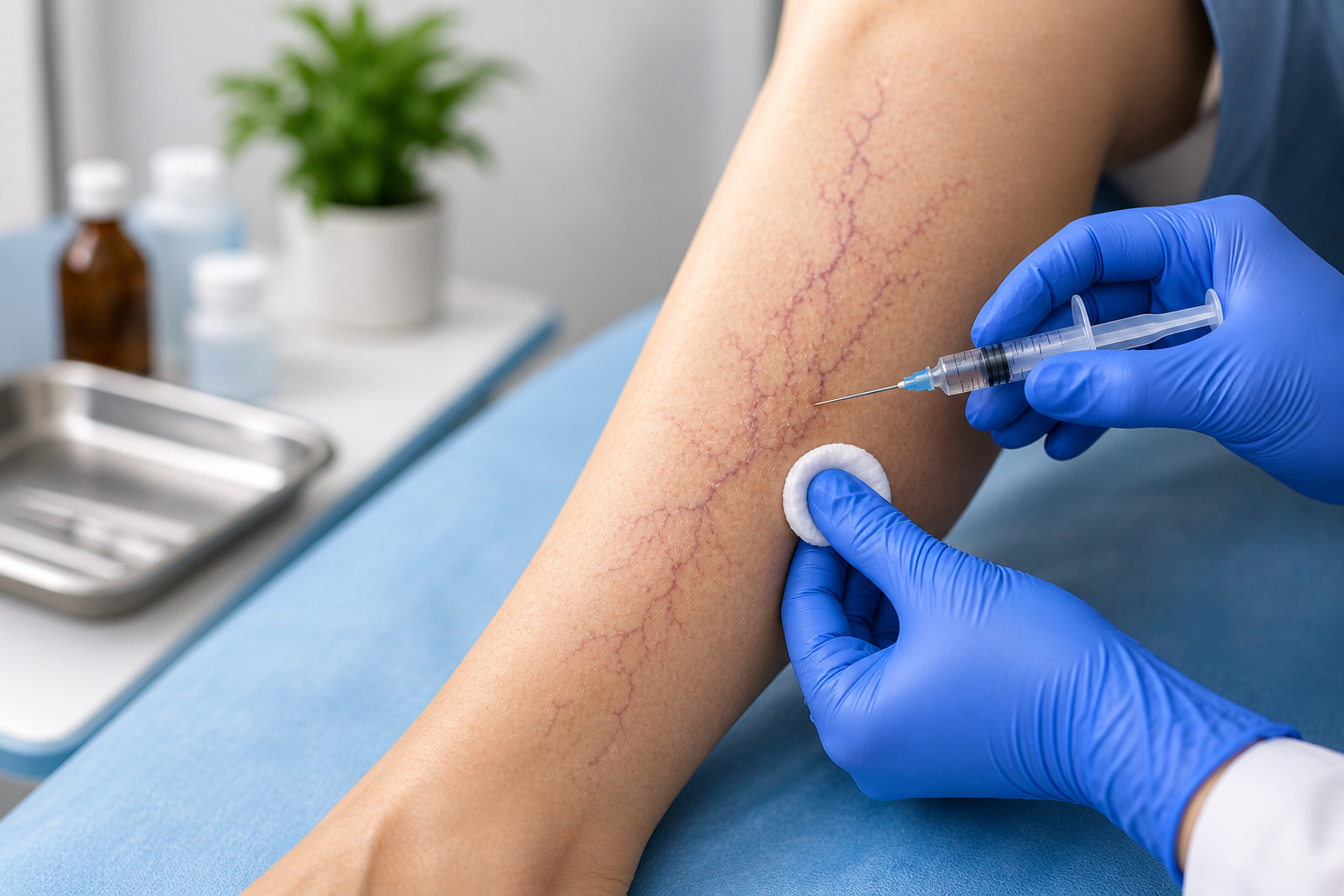 Sclerotherapy for veins