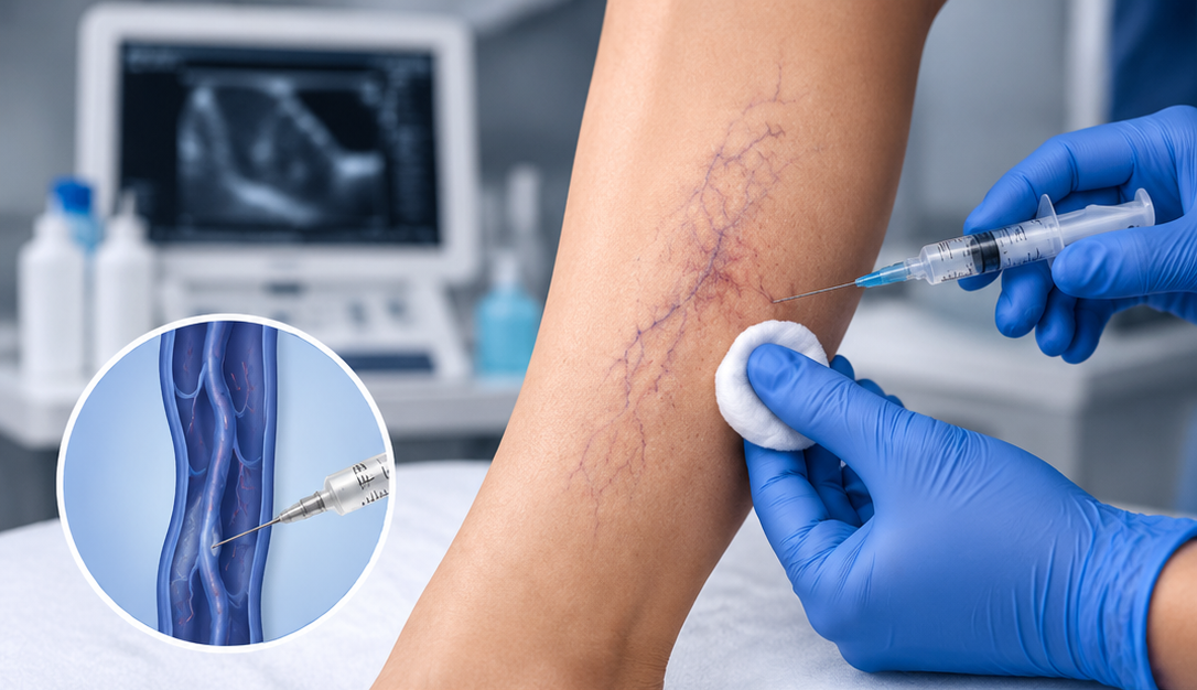 Understanding sclerotherapy treatment and vein closure process